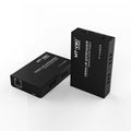 Extensor HDMI por RJ45 Activo 5V1A, Cat6 hasta 200 metros, opción de extensión por Red vía Switch, color Negro