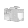 Jack RJ-45 CAT6A X-CLASS, IDC 90" grados, Zinc Blanco