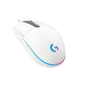 Raton Gaming Logitech G203 Lightsync, 6 Botones programables, RGB, Blanco