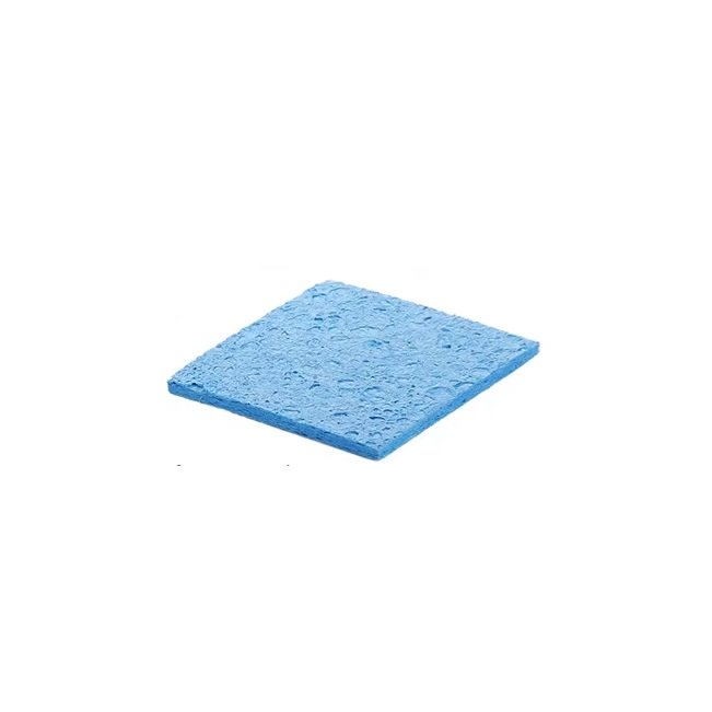 Esponja de limpieza de punta de soldador, azul