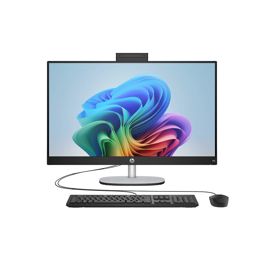 Computadora HP All In One 27-CT2075M, 27" FHD IPS,  AMD Ryzen AI 7, 16GB DDR5, 512GB SSD, Windows 11 Home, In