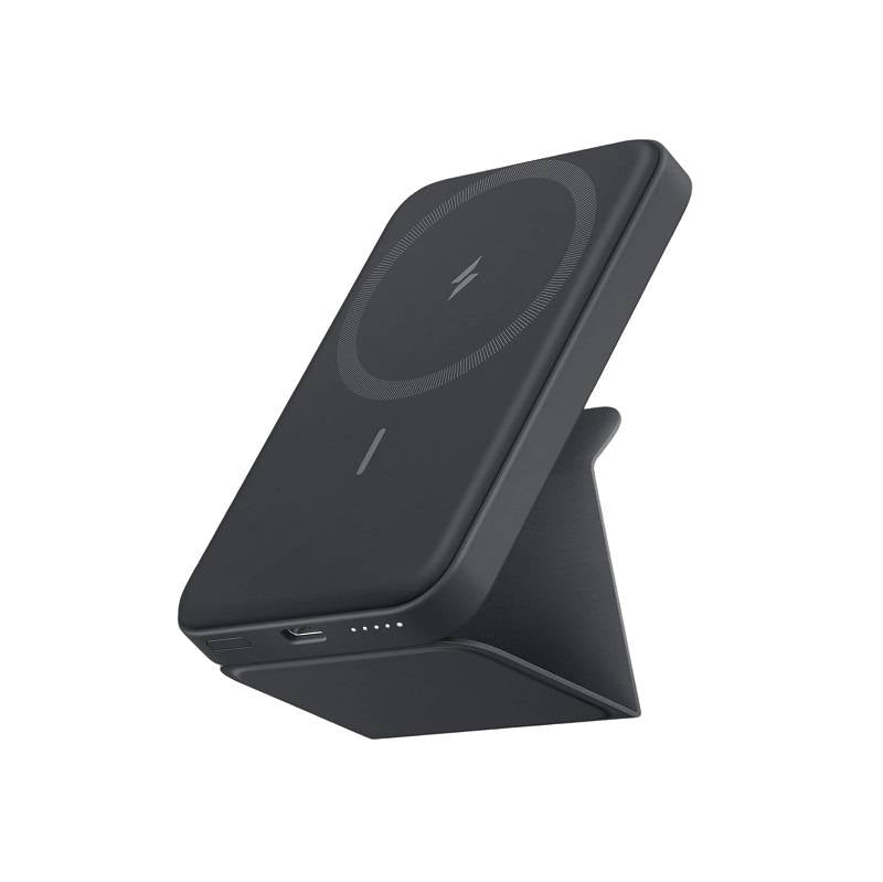 Barra de Batería de Respaldo ANKER 622 MagGo, magnético y plegable de 5000mAh y USB-C, carga rápida, color Negro