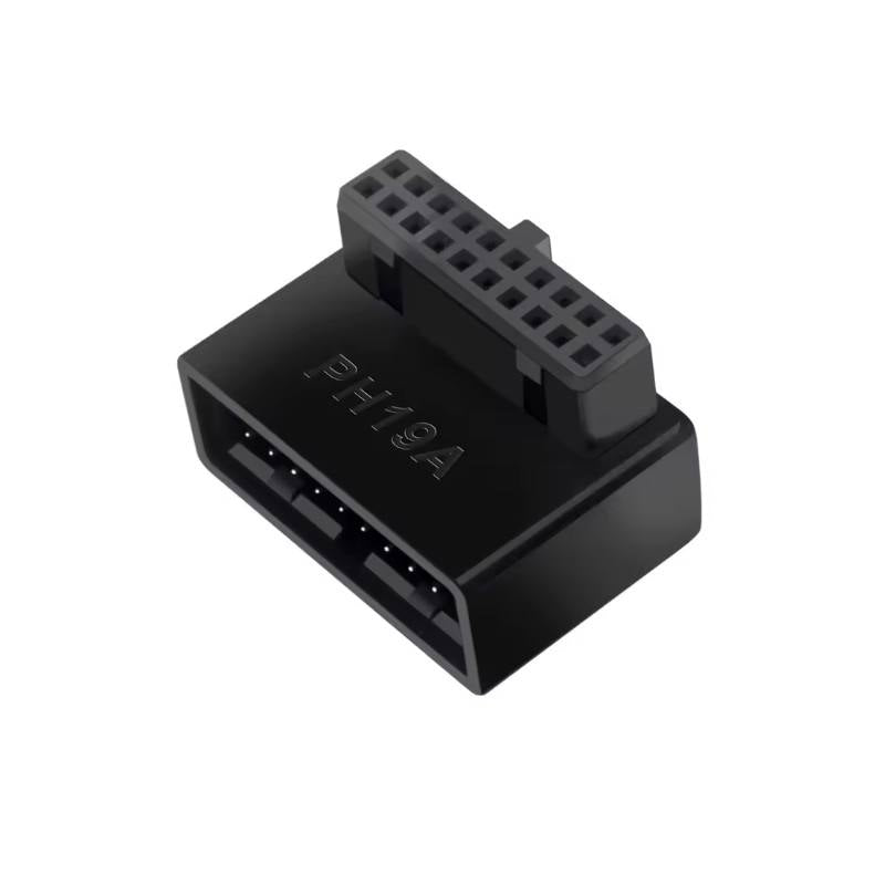 Adaptador de cabezal USB 3.0 19P/20P 90° Grados, tipo A