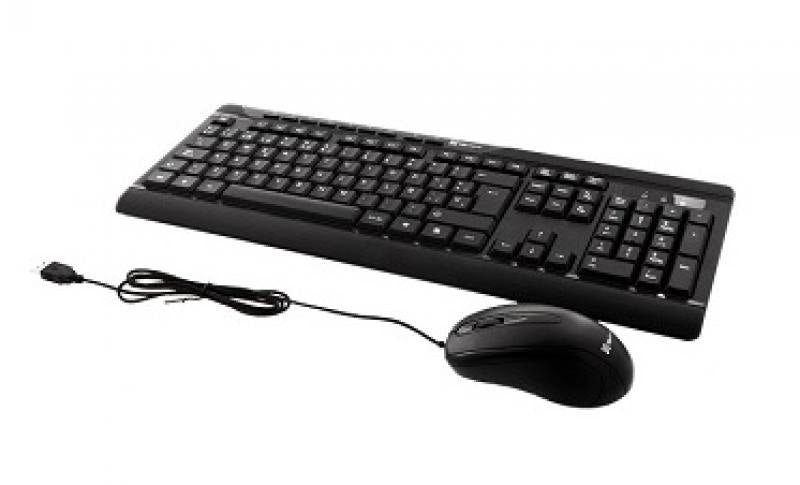 Combo Teclado y Ratón (Mouse) Klip Xtreme DeskMate KCK-251S, Conexión USB, Español.