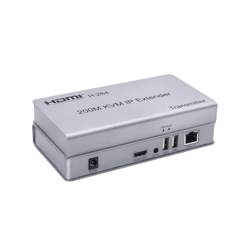 Extensor HDMI Por RJ45 Activo 5V1A, Cat6 Hasta 200 Metros