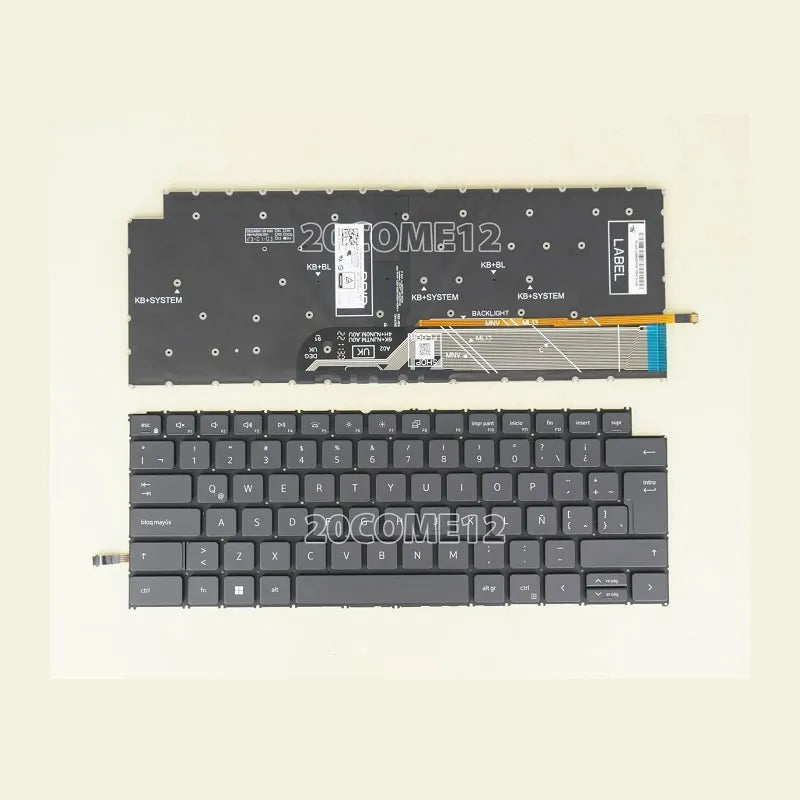 Teclado para DELL Latitude 3320 3420 2021, Inspiron 5310 5320 5620, con retroiluminación, Español