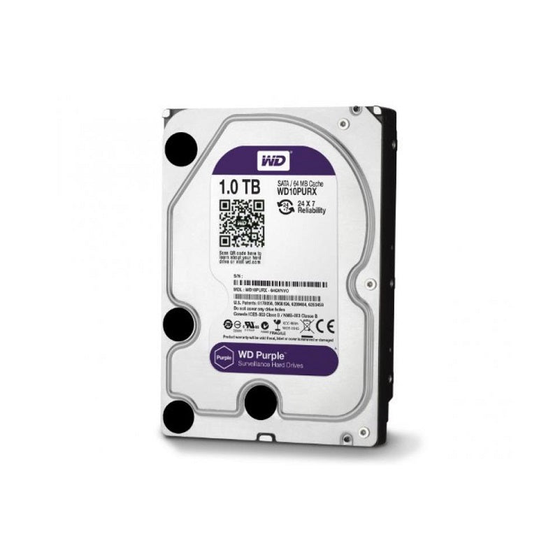 Disco duro WD para video vigilancia Morado 1TB 3.5 64MB 5400RPM, Purple