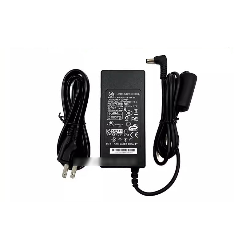 Adaptador de Corriente de 12V 6A LEI, 5.5x2.5mm, compatible 2.1mm
