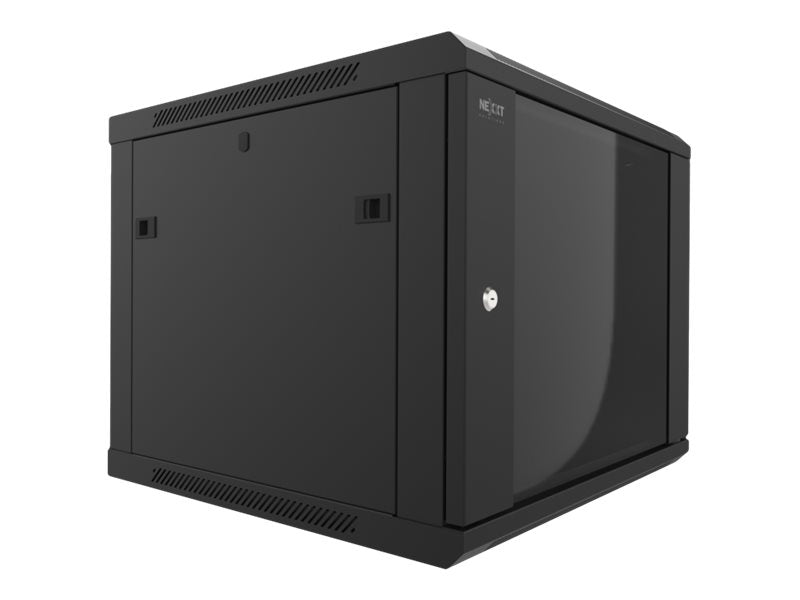 Nexxt Solutions - Rack armario - instalable en pared - negro barniz, RAL 9005 - 6U - 19"