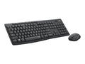 Logitech MK295 Silent - Juego de teclado y ratón - inalámbrico - 2.4 GHz - Black