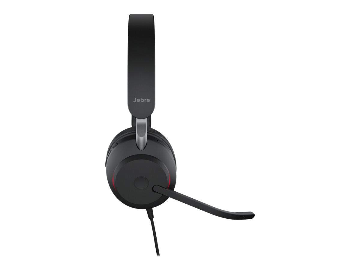 Jabra Evolve2 40 SE UC Stereo - Auricular - en oreja - cableado - USB-A - aislamiento de ruido - optimizado para UC