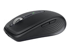 Logitech MX Anywhere 3S - Ratón - óptico - 6 botones - inalámbrico - Bluetooth - rosa