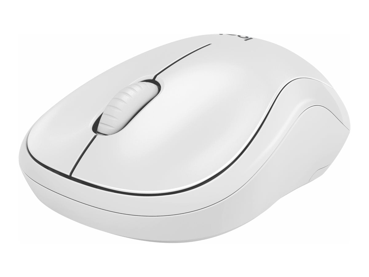 Logitech M240 Silent Bluetooth Mouse, Compact, Portable, Smooth Tracking, Off-white - Ratón - 3 botones - inalámbrico - Bluetooth - blanco hueso