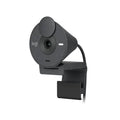 Webcam Logitech BRIO 300, Full HD 2mp, micrófono incorporado,  USB-C Plug and Play, Grafito