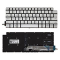 Teclado para Dell Inspiron 14-5490 5494 5494 P42E P83F Latitude 3301 3410, con retroiluminación, Plateado, Ingles