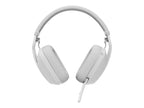 Logitech Zone Vibe 100 - Auricular - tamaño completo - Bluetooth - inalámbrico - blanco hueso