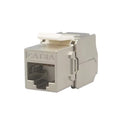 Jack RJ45 CAT6A T-VISION, tipo blindado FTP, Zinc Plateado