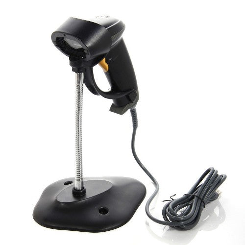Lector de codiga de barra, entrada usb con base ajustable