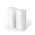 Router Inalambrico LINKSYS Velop WHW0302 AC4400 Triple Banda, 2 puertos Gigabit, 2.4+5 GHz, (paquete de 2 nodos)