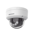 Cámara IP Domo Hikvision, POE, 2.8mm, 4MP 2K, IR 30m, Smart Hybrid Light, micrófono dual, Outdoor/Indoor, IP67, IK10