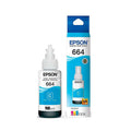 Botella de tinta Epson T664220 Cyan 70ml, para L110/L200/L210/L350/L355/L555, Sistema de Continua
