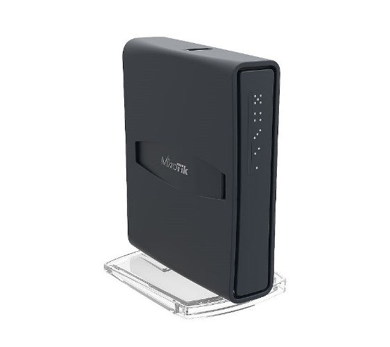 Router AP WIRELESS HAP MIKROTIK RB952UI, CPU 650MHZ, 64MB RAM, 5 Puertos Ethernet, 1 POE, USB Para Soporte 3G / 4G