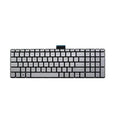 Teclado para HP 15-cs0022cl 15-cs0082cl 15-cs0085cl 15-cs0087cl sin Backlit, Ingles, Plateado