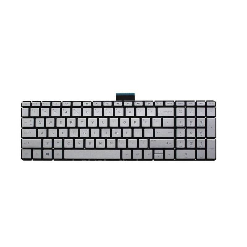 Teclado para HP 15-cs0022cl 15-cs0082cl 15-cs0085cl 15-cs0087cl sin Backlit, Ingles, Plateado