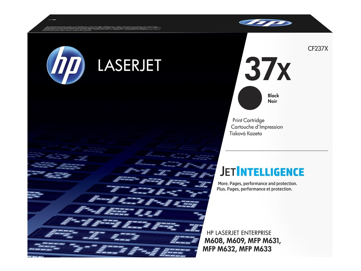 HP 37X - Alto rendimiento - negro - original - LaserJet - cartucho de tóner (CF237X) gobierno de EE. UU. - para LaserJet Enterprise M608, M609, MFP M631, MFP M632, MFP M633