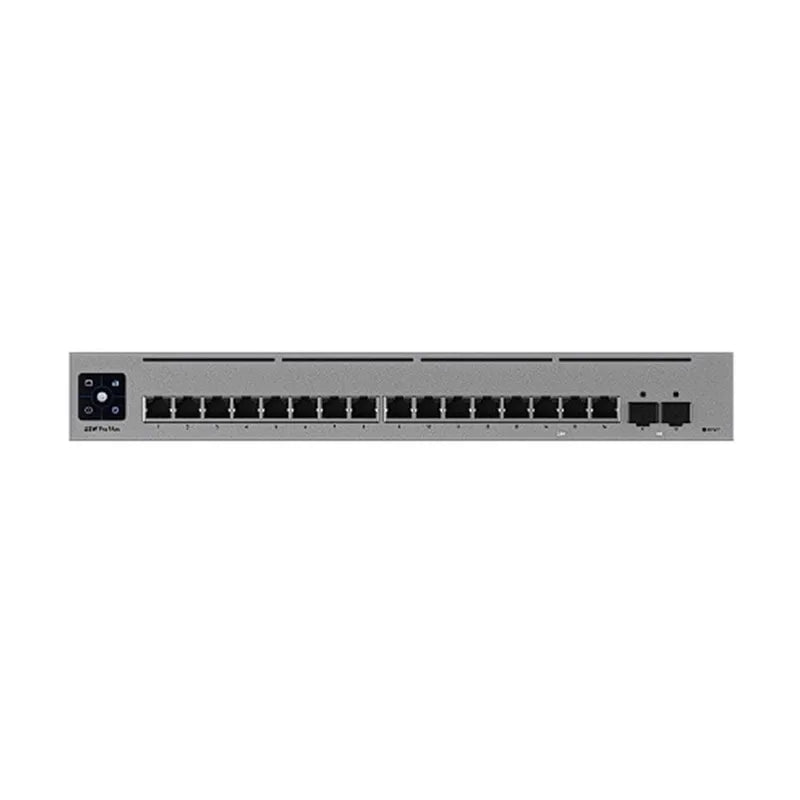 Switch Ubiquiti Unifi Pro Max, 16 Puertos, 12 puertos GbE RJ45, 4 puertos 1/2.5 GbE RJ45, 2 puertos 10G SFP+, 25W