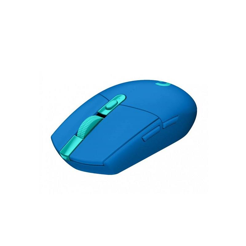 Ratón Inalambrico Logitech G305 LIGHTSPEED, Sensor Óptico, Frecuencia 2.40GHz, 12000dpi, 6 Botónes, Azul