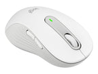 Logitech Signature M650 - Ratón - manos pequeñas - diestro y zurdo - inalámbrico - 2.4 GHz, Bluetooth - receptor de USB Logitech Logi Bolt - blanco hueso