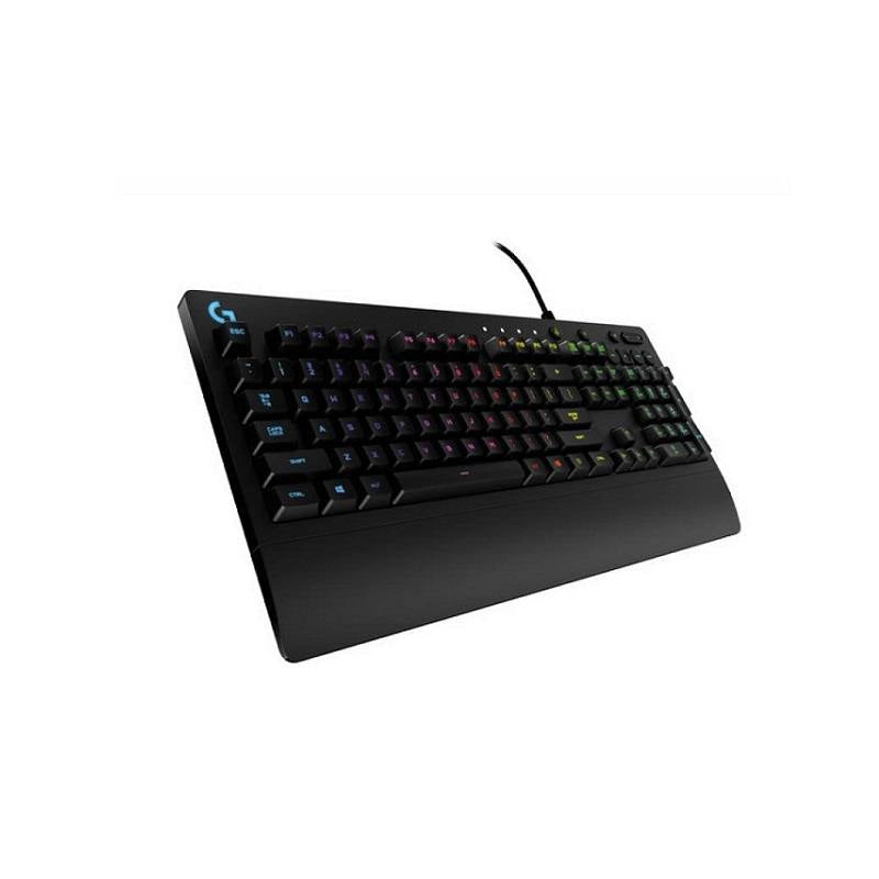 Teclado Gaming LOGITECH Prodigy G213 RGB, conexión USB, Inglés, Negro