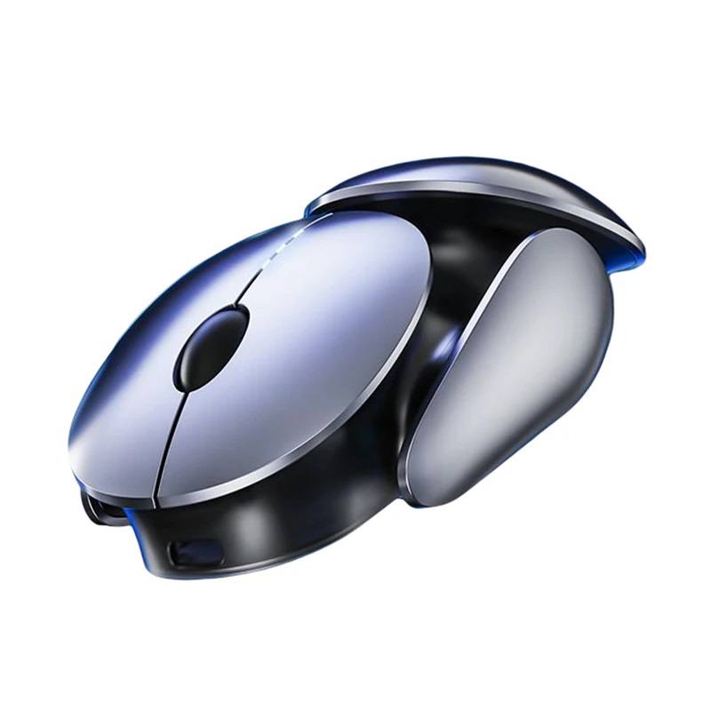 Ratón Gaming Inphic X2, Inalámbrico 2.4G, 2400DPI, 3 botones, Plateado