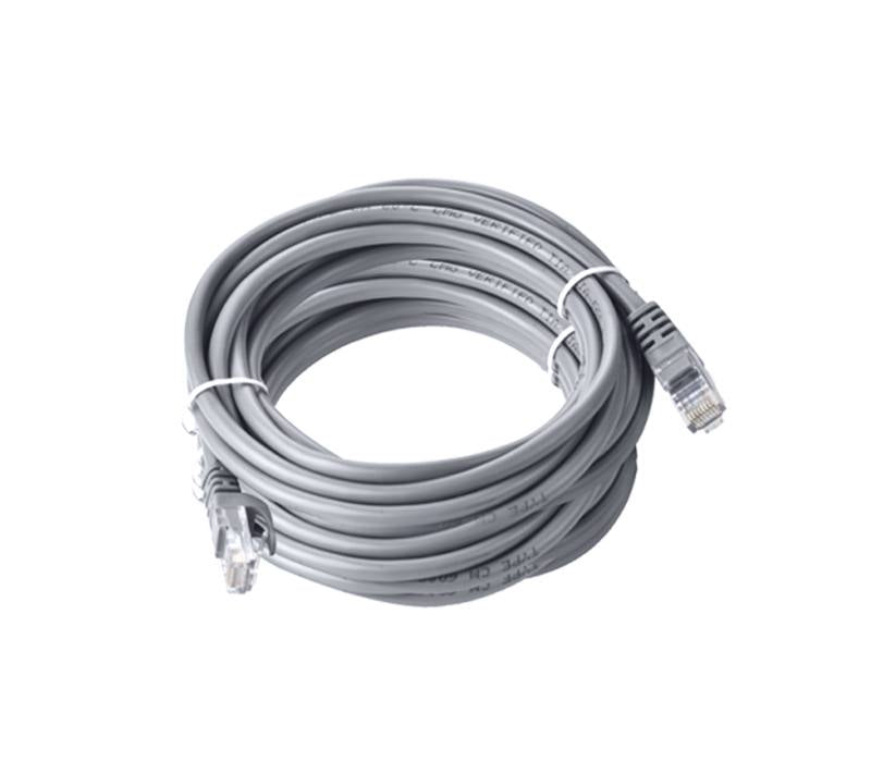 CABLE UTP CAT6 T-VISION - 10M - GRIS, Pass Fluke, 7x 0.2mm