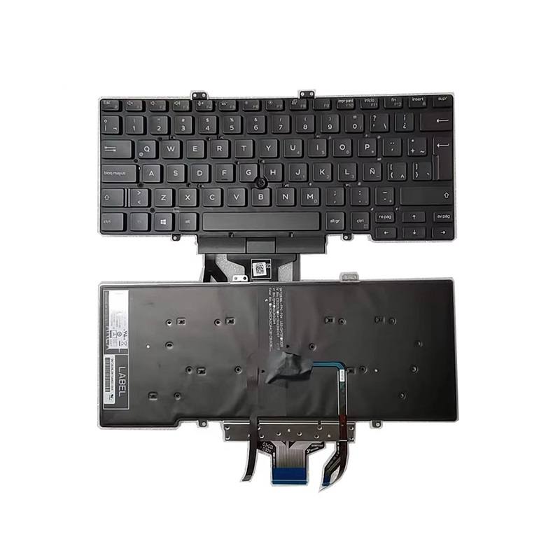 Teclado para Dell Latitude 5400 5401 5410 5411 2019, con retroiluminación, Español