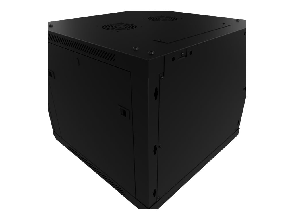 Nexxt Solutions - Rack armario - instalable en pared - RAL 9005, negro barniz - 12U - 19"