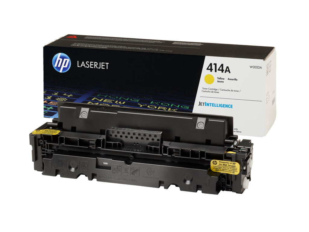 HP 414A - Amarillo - original - LaserJet - cartucho de tóner (W2022A) - para Color LaserJet Enterprise M455, MFP M480; Color LaserJet Pro M454, M479, MFP M479