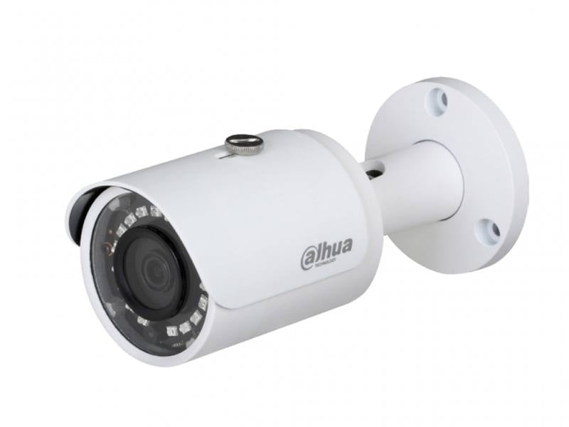 Camara IP Mini Bullet DAHUA, POE, 2.8mm, 5MP, IR 30m, IP67 Weatherproof, Metal y Plastico