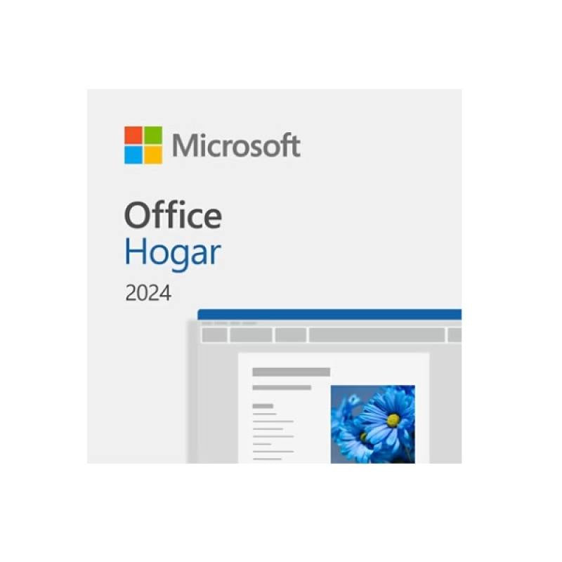 Programa Microsoft Office Hogar 2024, licencia permanente para 1 PC, código, Español