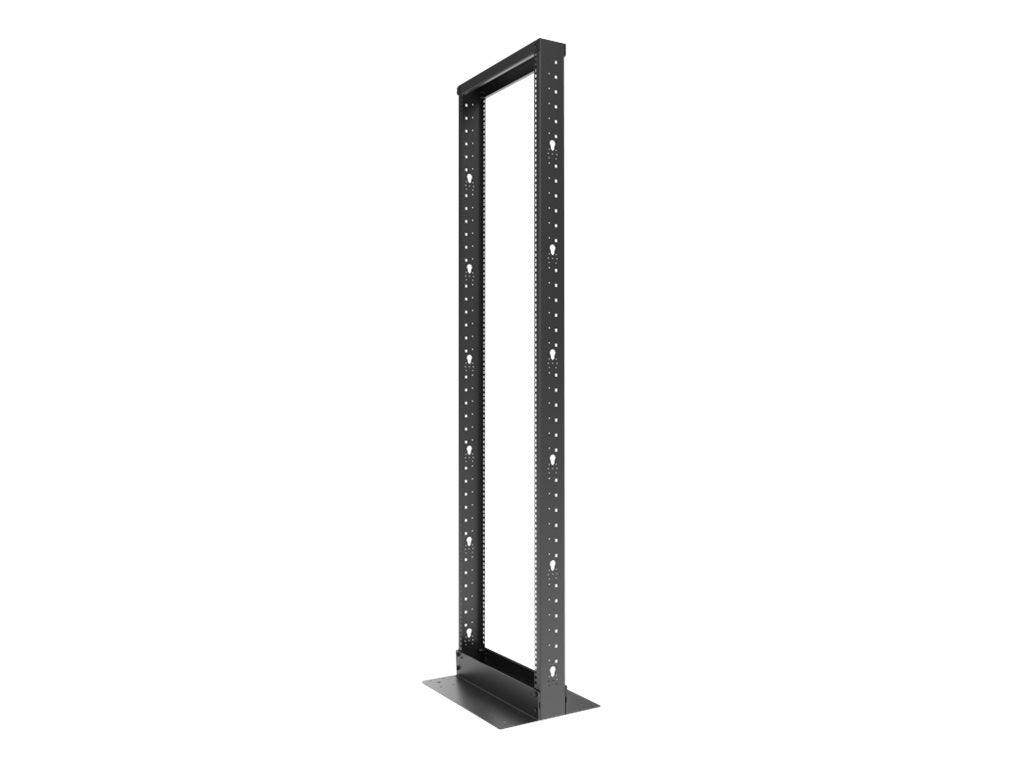 Nexxt Solutions - Rack marco abierto - 2 postes - instalable en el suelo - RAL 9005, negro barniz - 45U - 19"