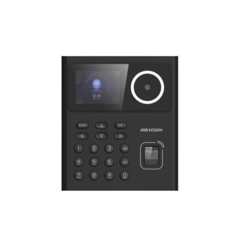 Control de Acceso y asistencia HIKVISION K1T320EFWX-B, Pantalla LCD 2.4", reconocimiento Facial, Tarjeta y Huella, 500 Rostros y 1,000 Tarjetas / Huellas, Batería