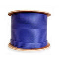 Caja de cable UTP CAT6A T-VISION, 1000 Pies, 100% Cobre interior, BC Fluke LZSH, Certificado UL, Azul