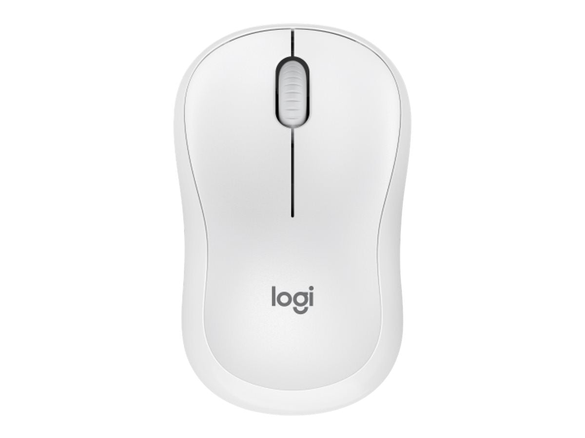 Logitech M240 Silent Bluetooth Mouse, Compact, Portable, Smooth Tracking, Off-white - Ratón - 3 botones - inalámbrico - Bluetooth - blanco hueso