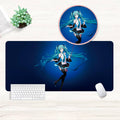 Mouse Pad Gaming H1 Anime, Estética y Paisaje, 800x300x3mm XL, base antideslizante, orillas cosidas
