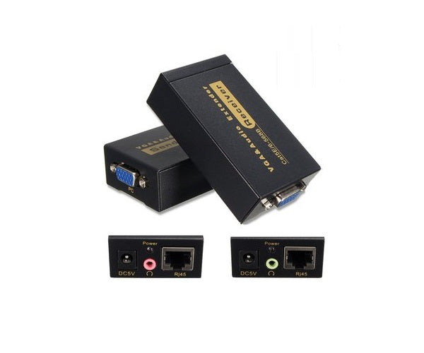 Extensor VGA y AUDIO por RJ45 hasta 100 Metros Activo