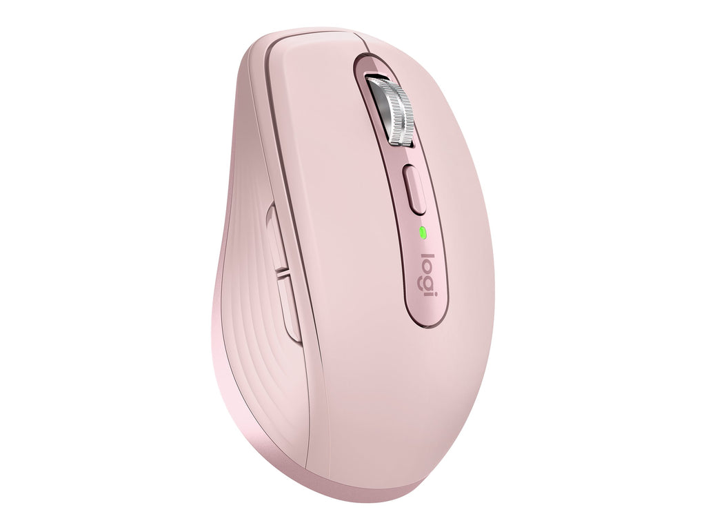 Logitech MX Anywhere 3S - Ratón - óptico - 6 botones - inalámbrico - Bluetooth - rosa