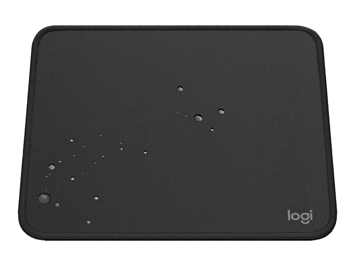 Logitech Studio Series - Alfombrilla de ratón - base de goma antideslizante, fácil deslizamiento, superficie resistente a salpicaduras - grafito