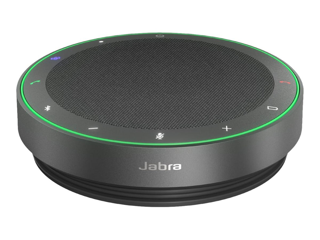 Jabra Speak2 75 MS - Altavoz - Bluetooth - Inalámbrico - USB-C, USB-A - Gris oscuro - Certificado para Microsoft Teams Rooms, Optimizado para Microsoft Teams, Certificado con Microsoft Quick Pairing