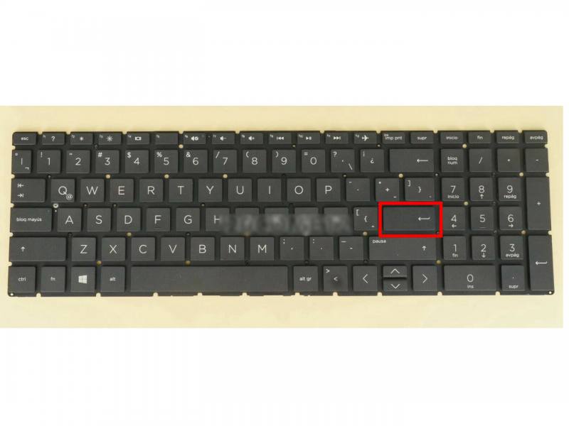 Teclado para HP 15-da0011la 15-da0012la 15-da0013la, Teclado en español